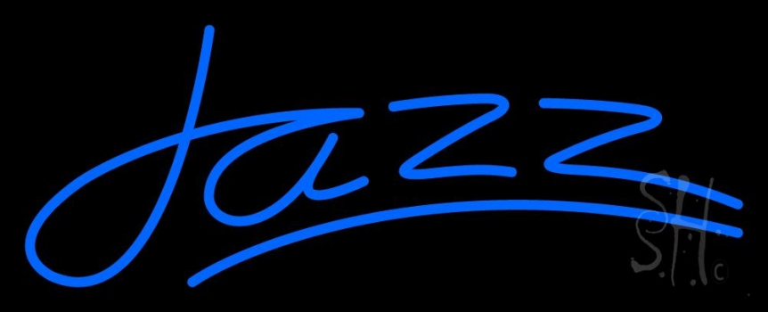 Blue Jazz Line LED Neon Sign