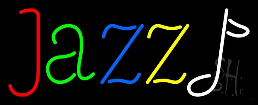 Jazz Multicolor LED Neon Sign