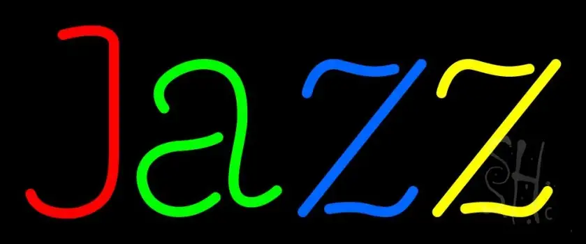 Jazz Multicolor 3 LED Neon Sign