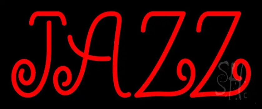 Red Block Jazz LED Neon Sign