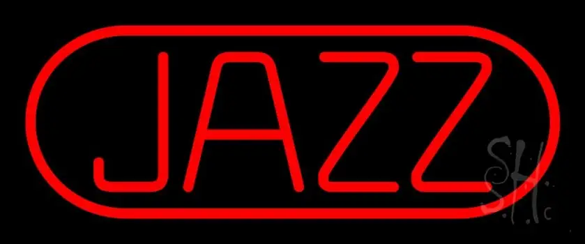 Red Jazz Block LED Neon Sign