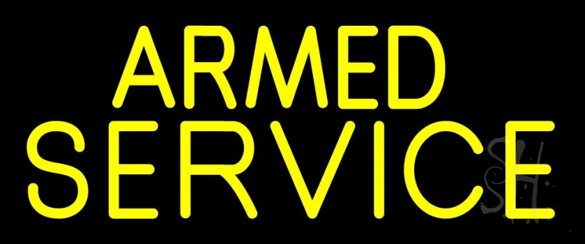Armed Service LED Neon Sign