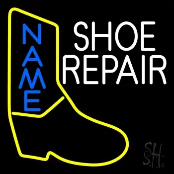 Custom White Shoe Repair LED Neon Sign