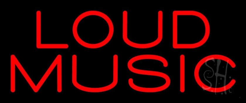 Loud Music 2 LED Neon Sign