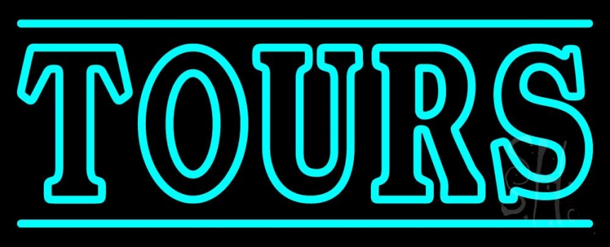 Tours With Lines LED Neon Sign