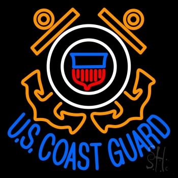 Us Coast Guard Logo LED Neon Sign
