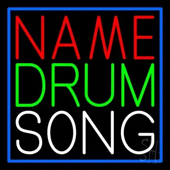 Custom Drum Song LED Neon Sign