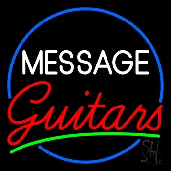 Custom Red Guitars LED Neon Sign