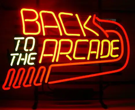 Back To The Arcade LED Neon Sign