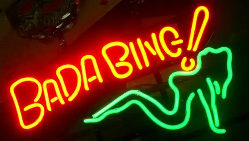 Bada Bing Logo LED Neon Sign