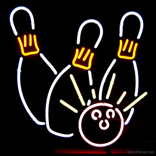 Bowling Game LED Neon Sign