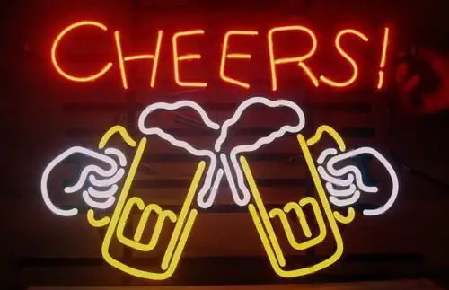 Cheers Beer Logo LED Neon Sign