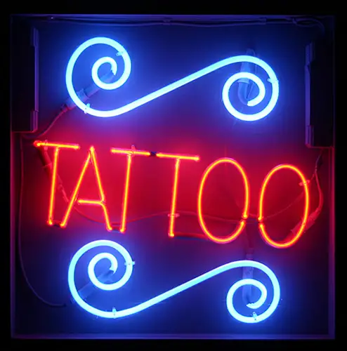 Design Red Tattoo LED Neon Sign