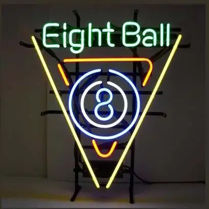 Eight Ball Logo LED Neon Sign