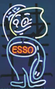 Esso Oil Logo LED Neon Sign