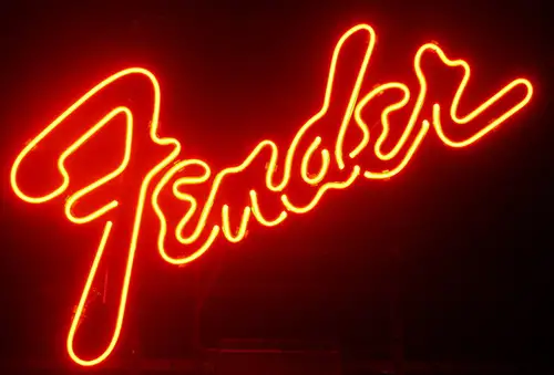 Fender Logo LED Neon Sign
