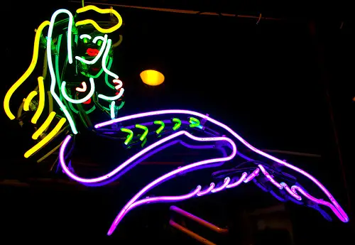 Girl Tattoo LED Neon Sign