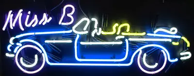 Hot Rod And Car LED Neon Sign