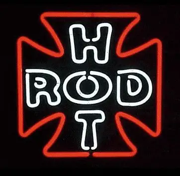 Hot Rod Logo LED Neon Sign