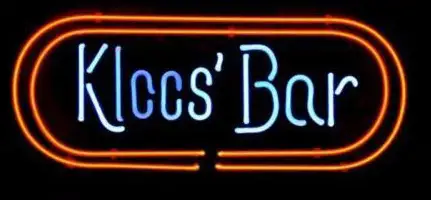 Kloos Bar Logo LED Neon Sign