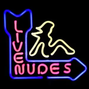 Live Nudes Girls LED Neon Sign