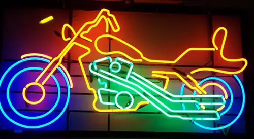 Multi Color Bike LED Neon Sign