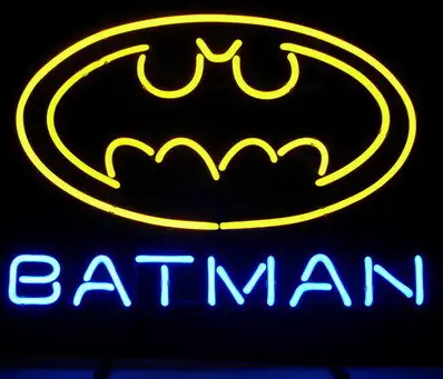 New Batman Superhero Comic  Logo LED Neon Sign