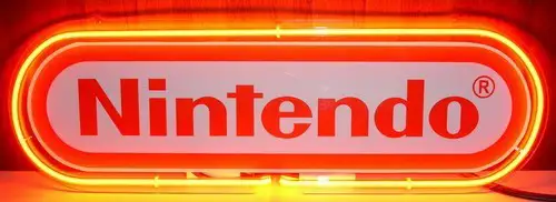 Nintendo Red Logo LED Neon Sign