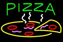 Pizza Logo LED Neon Sign