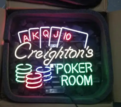 Poker Room Logo LED Neon Sign
