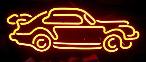 Red Car LED Neon Sign