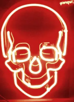 Red Skull LED Neon Sign