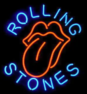 Rolling Stones Logo LED Neon Sign