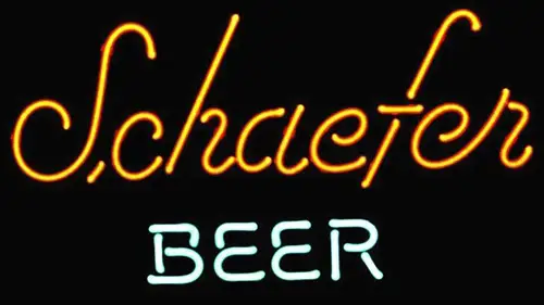 Schaefer Beer Logo LED Neon Sign