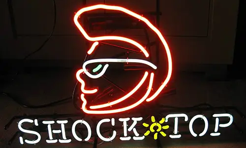 Shock Top Beer Logo LED Neon Sign