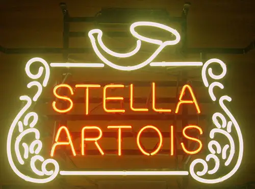 Stella Artois Belgian Lager Logo LED Neon Sign