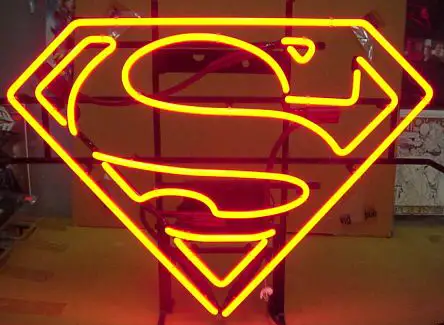 Superman Logo LED Neon Sign