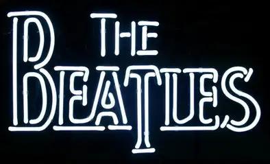 The Beatles Fab Four Logo LED Neon Sign