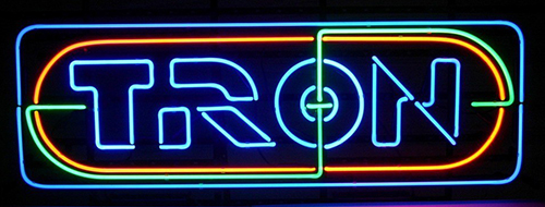 Tron Logo LED Neon Sign