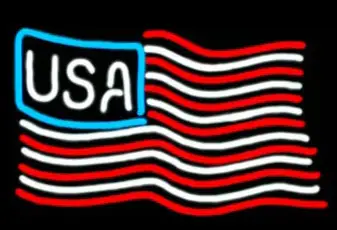 Usa Flag LED Neon Sign