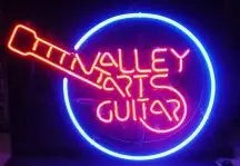 Valley Art Guitar LED Neon Sign
