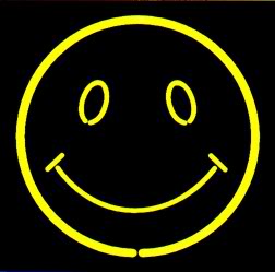 Yellow Smile Icon LED Neon Sign