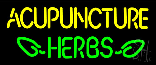 Acupuncture Herbs LED Neon Sign