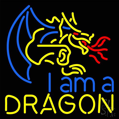 I Am A Dragon LED Neon Sign