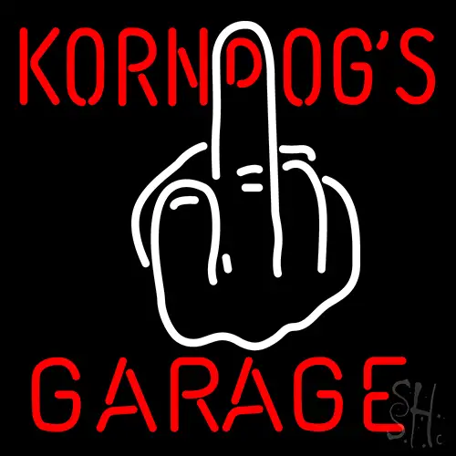 Kornogs Garage LED Neon Sign