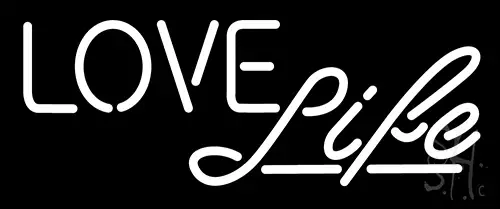 Love Life LED Neon Sign