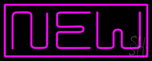 Pink New Border LED Neon Sign