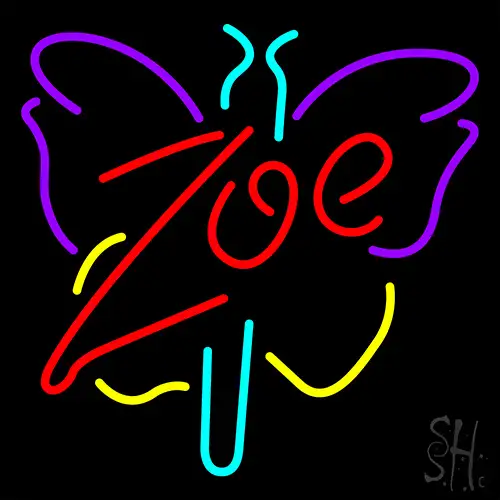 Zoe Butterfly LED Neon Sign