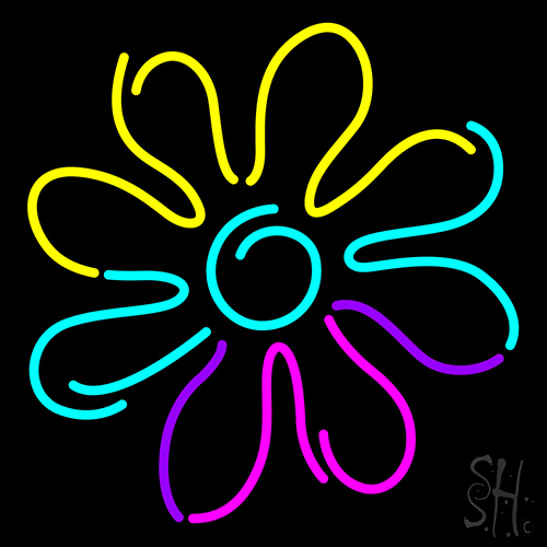 Flower Daisy LED Neon Sign