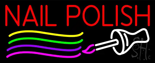 Nail Polish Brush LED Neon Sign